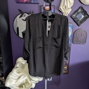 Torrid Black Harper Blouse